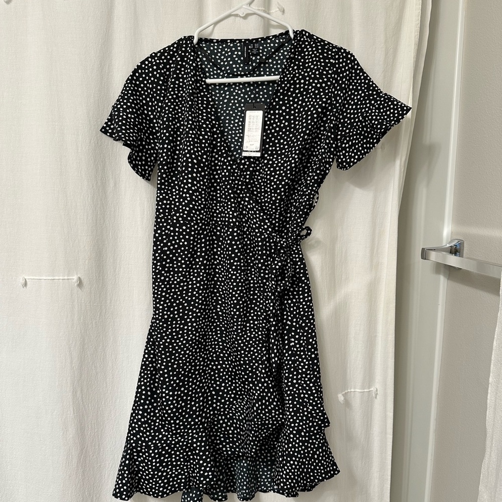 Vero Moda Polka Dot Wrap Dress